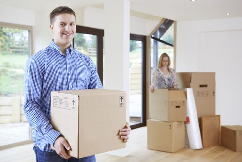 Office relocation preparation by movers in South Kensington