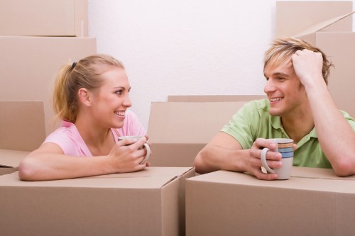 Customer reporting a moving service complaint with documents and notes