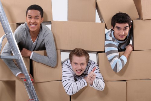 Furniture removals support for a South Kensington home with narrow access