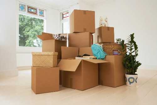 Local movers transporting household furniture through South Kensington
