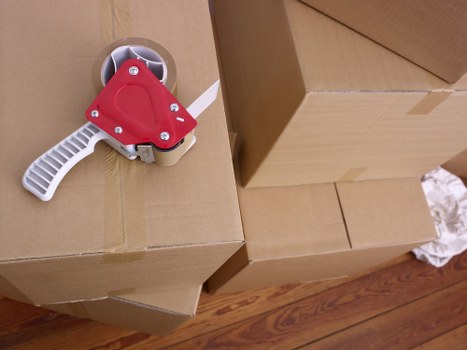 Local removals crew handling a flat move near South Kensington