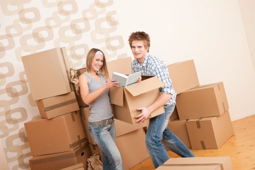 Careful packing and loading for a flat move in South Kensington