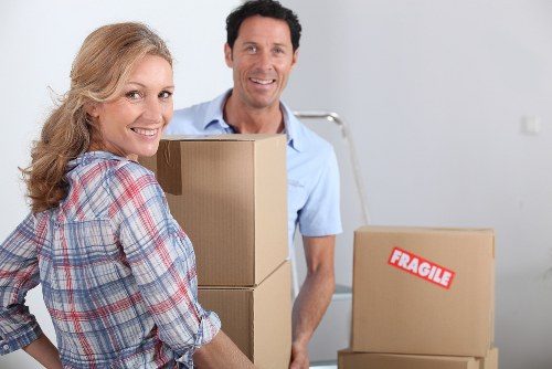 South Kensington movers planning a careful property move with insurance coverage